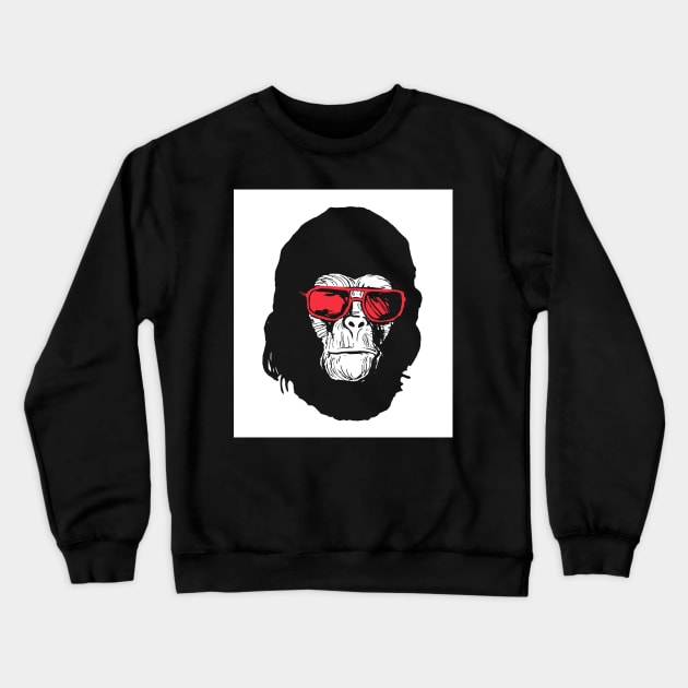 Cornelius Red and White Crewneck Sweatshirt by Evan Derian